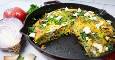 Easter Bacon & Feta Frittata Gluten Free Recipe