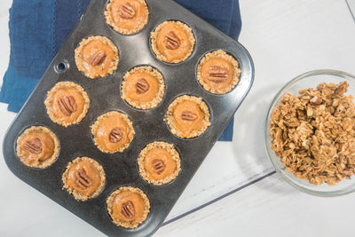 Mini Pumpkin Pies Recipe with Granola Crust - Dairy-Free