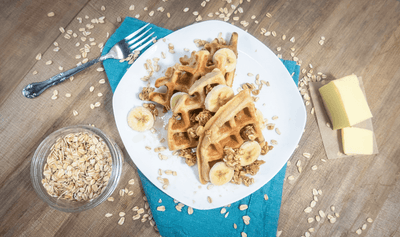 Blended Oat Gluten Free Waffle Recipe