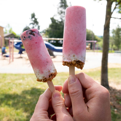 Yogurt & Granola Protein Breakfast Popsicle Recipe